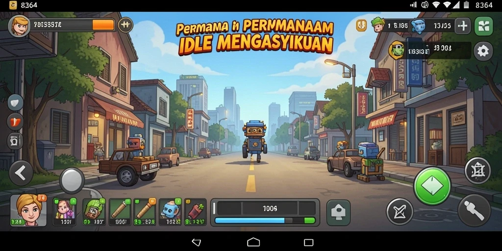 Tangkapan layar permainan 8364 menampilkan elemen gameplay Idle yang menarik.