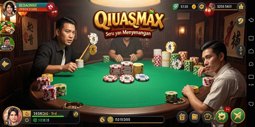 Screenshot gameplay QiuQiu dari BEBASMAX yang menarik.