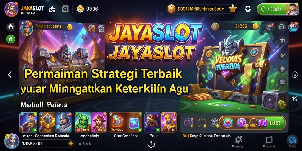 Tampilan gameplay JAYASLOT yang menegangkan dan strategis.