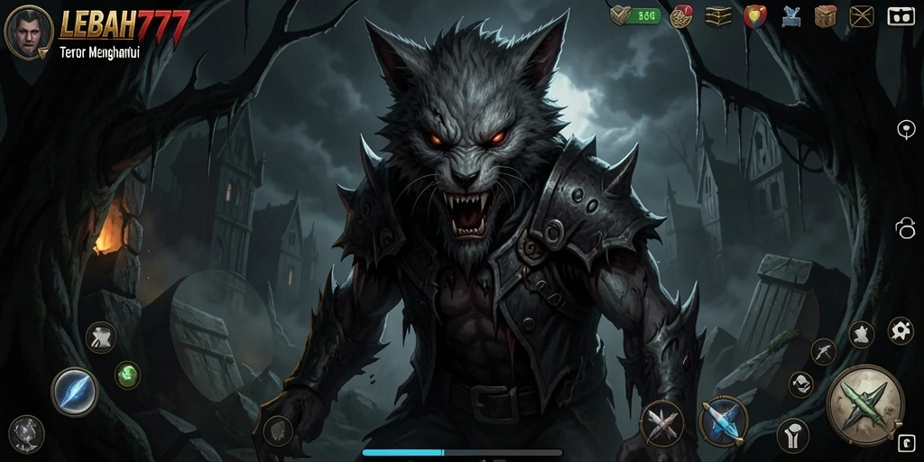 Gameplay menegangkan di LEBAH777 dengan suasana Horror yang mencekam.