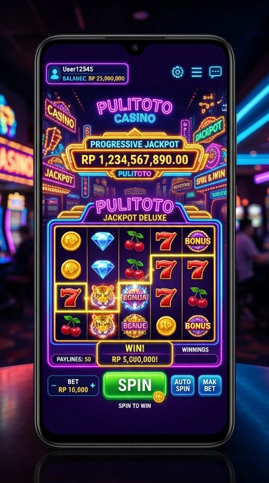 Antarmuka pengguna pulitoto yang intuitif dan mudah digunakan.
